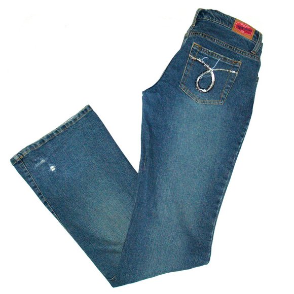 Tyte Jeans Vintage Inspired - Style# 17560UAJ - Women's Flared Blue Denim 31x32 - Picture 9 of 12